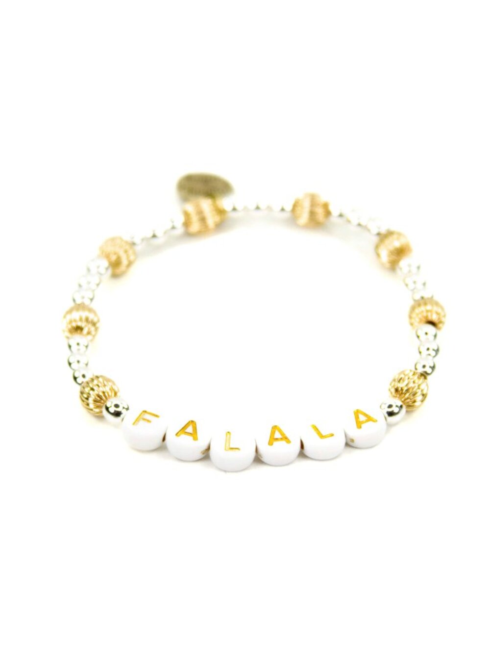 Falalala Merry 18K Gold & Enamel Christmas Bracelet